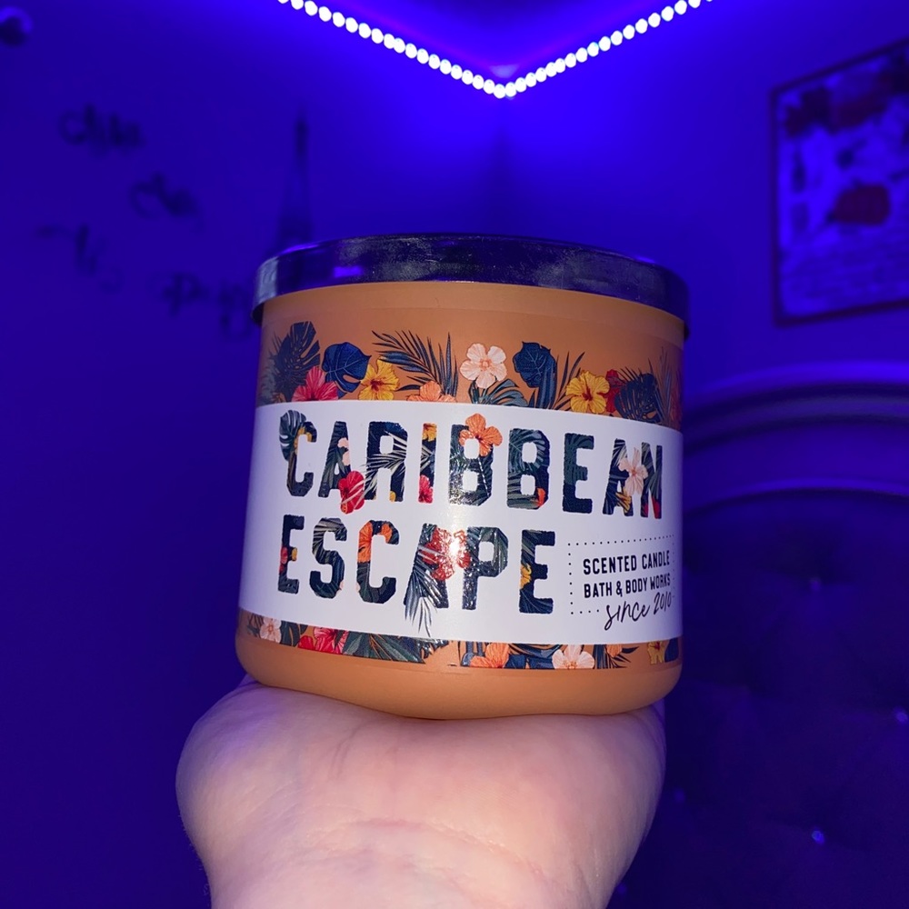 Carribean escape 3 wick candle